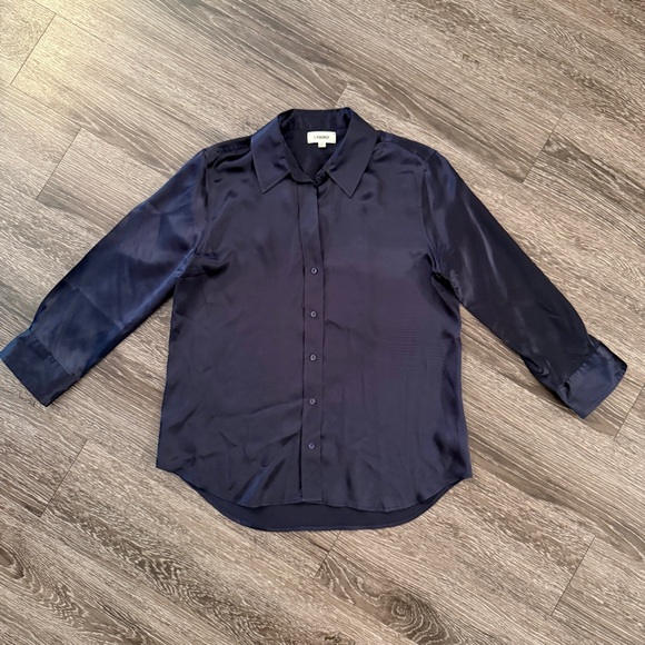 Davi Dani Lightweight Washed Daisy Waffle Knit Shirt